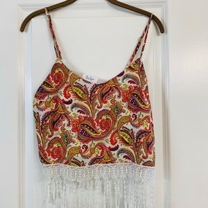 Beautiful boho crop top